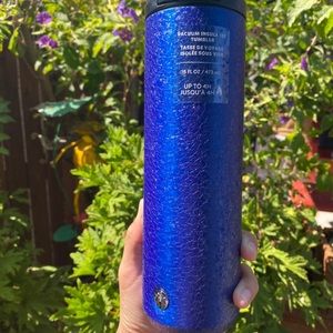 Sparkling Blue Starbucks Tumbler Cup